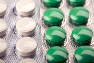 pills from a disease of white and green