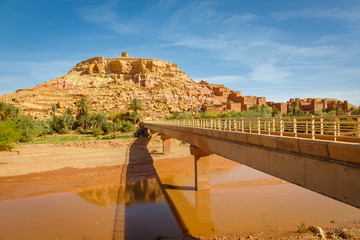 Wadi Asuf Ounia below the Ksar Ait Ben Haddou