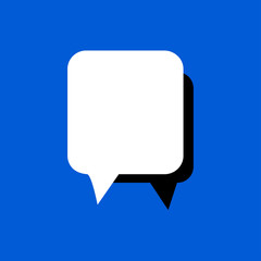 Flat style dialog vector icon