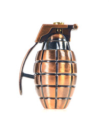 Toy hand grenade / Toy hand grenade on white background.