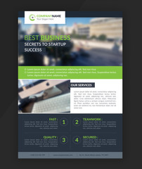 Corporate Business Flyer GREEN