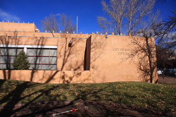 pueblo architecture in Santa Fe