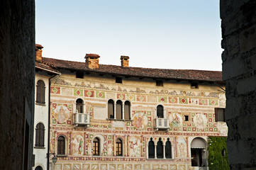 The castle of Spilimbergo, a medieval town in North East Italy.