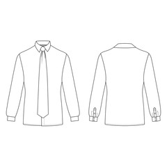 Man's shirt & tie