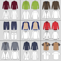Men's clothing set