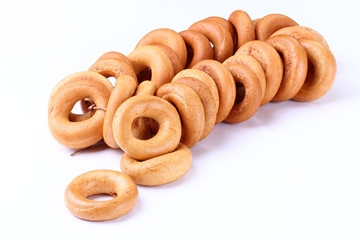 breads isolated white background