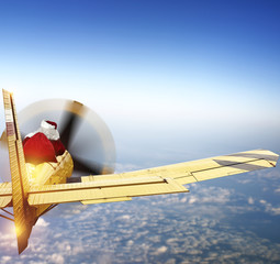santa claus plane 
