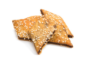 cookies sprinkled with sesame seeds