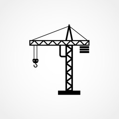 building crane Icon Vector