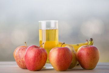 fruits and juice
