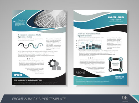 Abstract business brochure