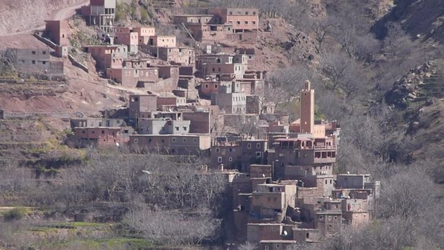 Imlil village on the Atlas mountains - Morocco