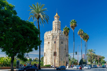 Fototapeta na wymiar Sevilla. Golden Tower.