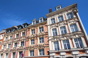 Fototapeta na wymiar Lille (france) / Façades de la Grand-place