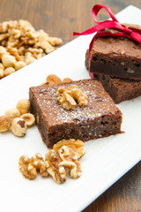 brownies al cioccolato e noci
