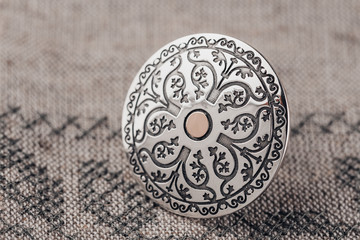 Ethnic silver ring