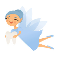 Smiling tooth fairy