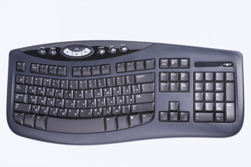 Клавиатура на белом фоне