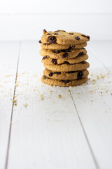 Oatmeal cookies with raisins