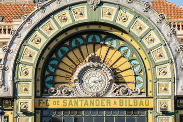 bilbao train station facade