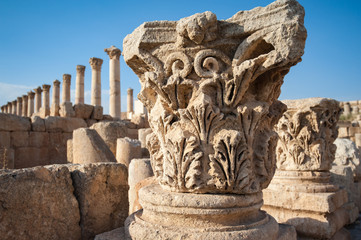 The Cardo Maximus, Jerash, Jordan
