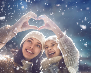 family and winter season