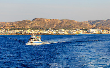 Kardamena, Kos Island, Greece, sea walk.