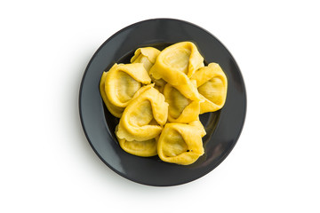 Italian traditional tortellini pasta.