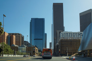 Fototapeta premium Los Angeles Wolkenkratzer