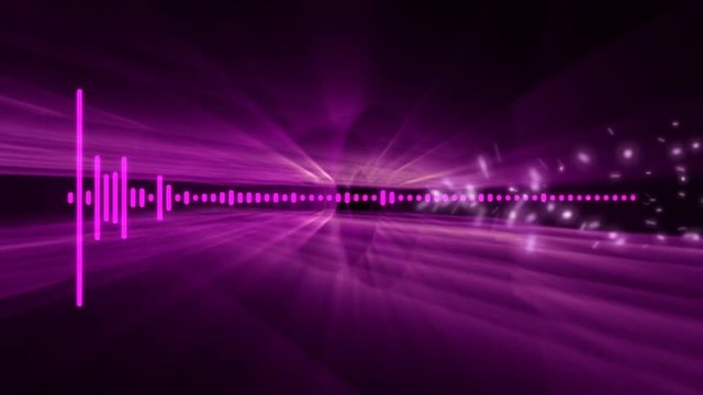 Colorful Sound Bars Abstract Background Animation