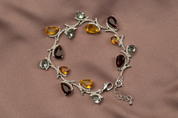 Precious bracelet with stones