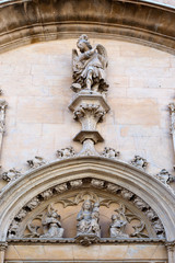 facade of the Catholic Church in Palma de Mallorca