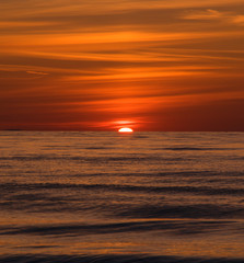 lever du jour plage de la marana