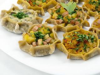 Christmas unleavened dread with filling