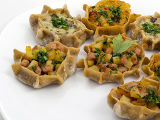 Christmas unleavened dread with filling