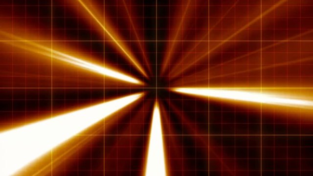 Shiny rays on abstract grid background