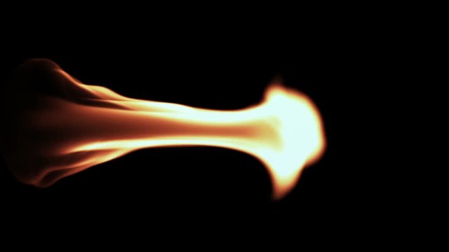 Realistic cg flames in slow motion