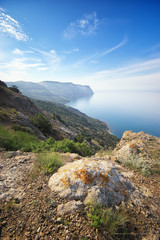Beautiful mountain landscape. Composition of nature