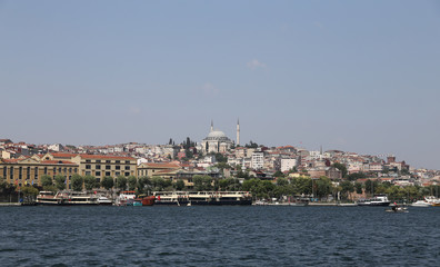 Fototapeta premium Fatih district in Istanbul City
