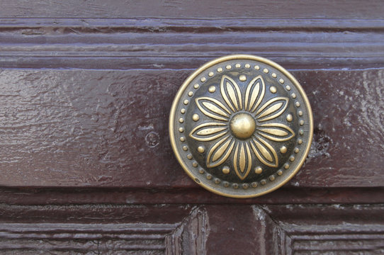 Ornate Brass Door Knob