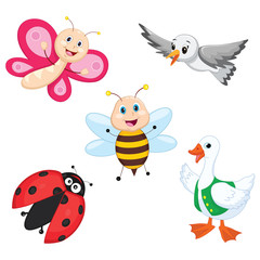 Vector Illustration Of Cartoon Animals