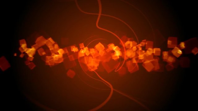 Animated 3d cubes background animation