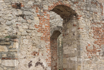 ruins of medieval castle