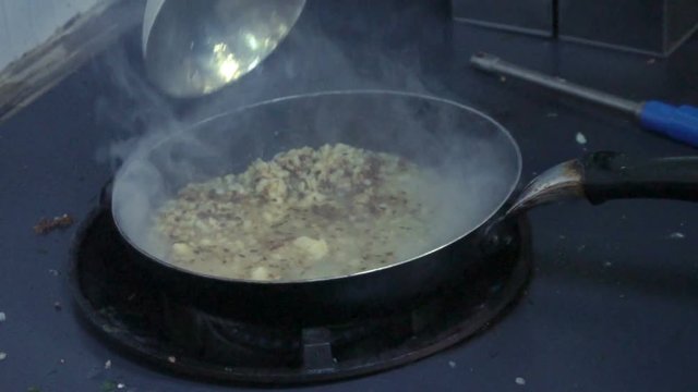 Preparing process of dhal soup, Indian cuisine