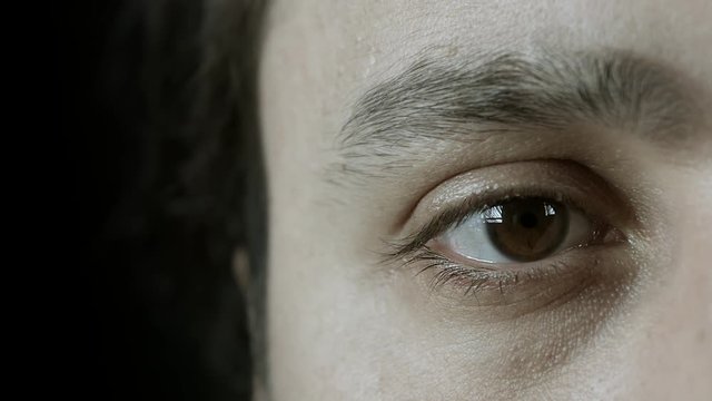 Close-Up Human Male Eye