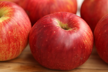 Fototapeta na wymiar apples, rich in flavor and health