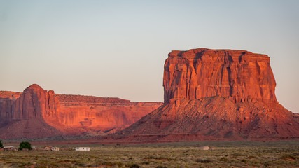 Fototapeta premium Monument valley at the dusk, Arizona, USA