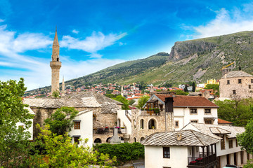 Historical center in Mostar