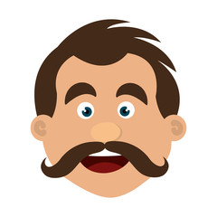 chef character avatar icon vector illustration design