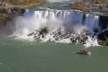 Niagara Falls Aerial View, Canadian Falls